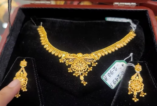 6 gram gold necklace designs