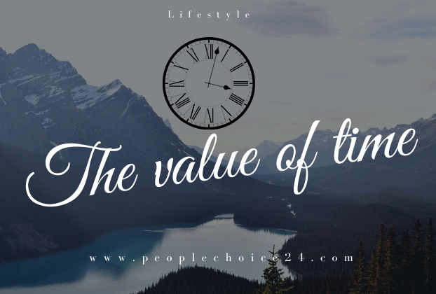 The value of time! Which is very important to know in our life !!