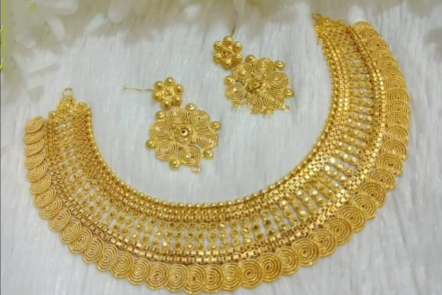 gold necklace designs with price and weight