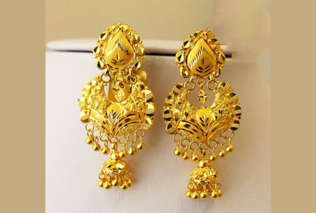 latest gold earring designs with price and weight
