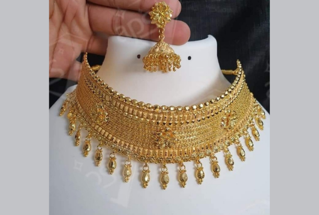 gold bridal gold necklace designs