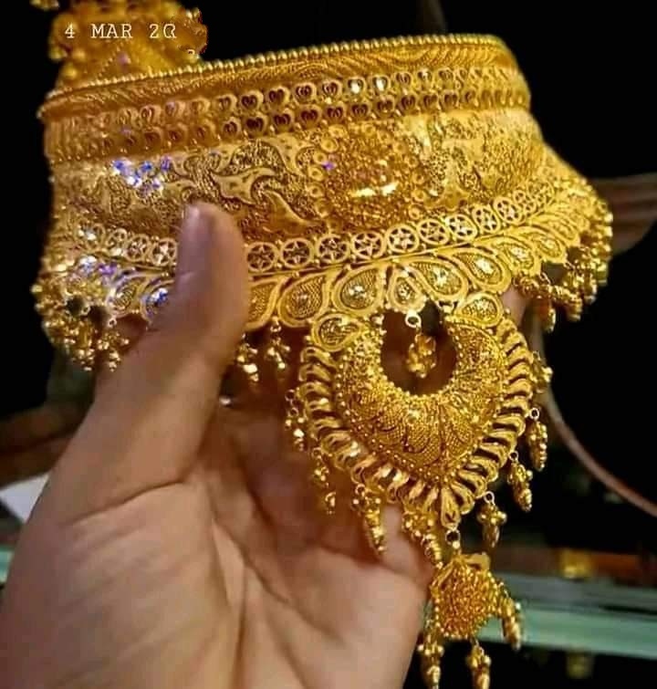 bridal gold necklace designs