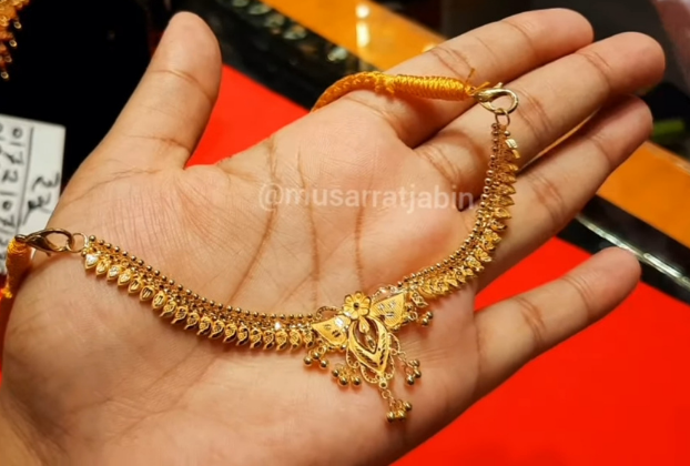 light weight gold necklace designs