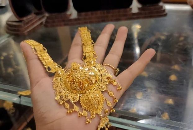 30 grams gold haram designs