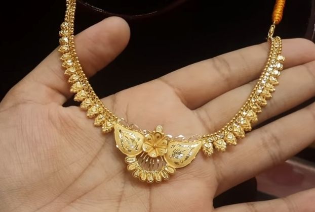 5 grams gold necklace design
