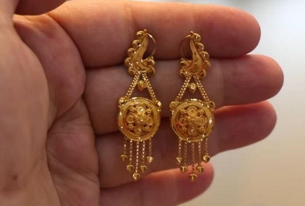 latest earrings designs in gold