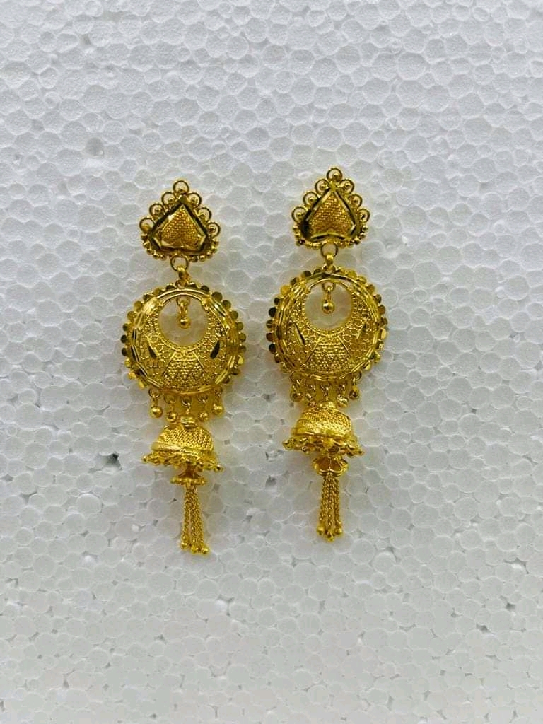 jhumka design in gold