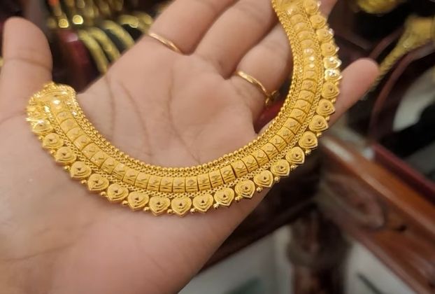 modern dubai gold necklace designs