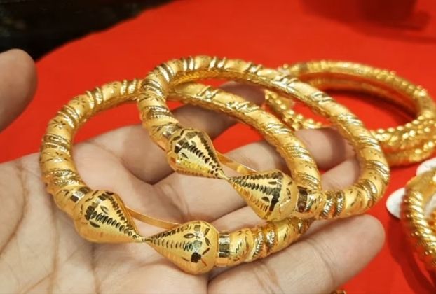 dubai gold bangles designs 2021