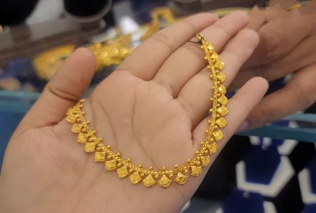 gold necklace designs with price