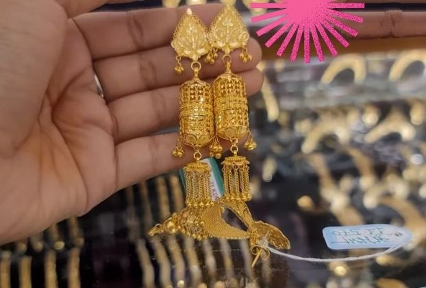 10 gram gold jhumka designs with price