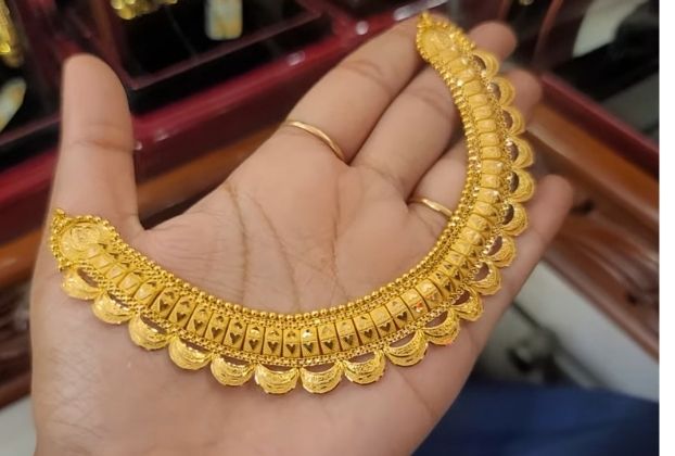 light weight dubai gold necklace design