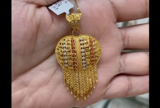 22k gold pendant sets tanish