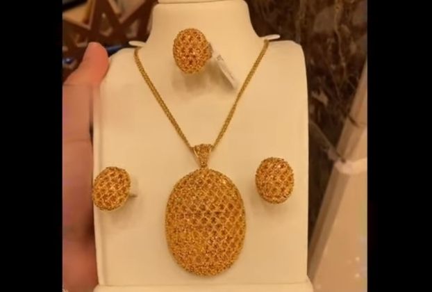 22k gold pendant sets tanishq