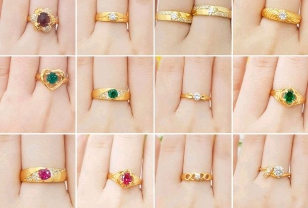 Top 13 Simple Gold Ring with Stone for Female
