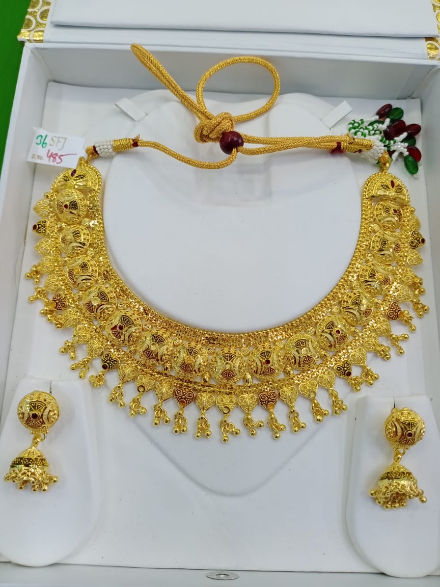 17 grams gold necklace designs 