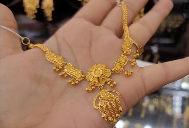 15 grams gold necklace - Dhanalakshmi Jewellers