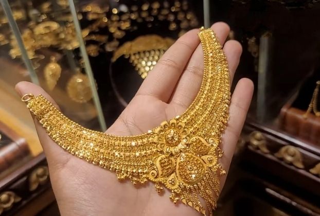 gold necklace design under 20 grams