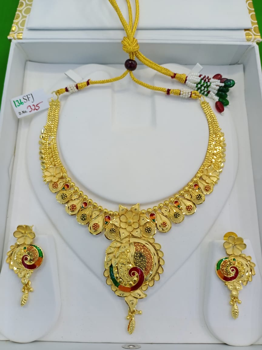 gold necklace designs with price and weight
