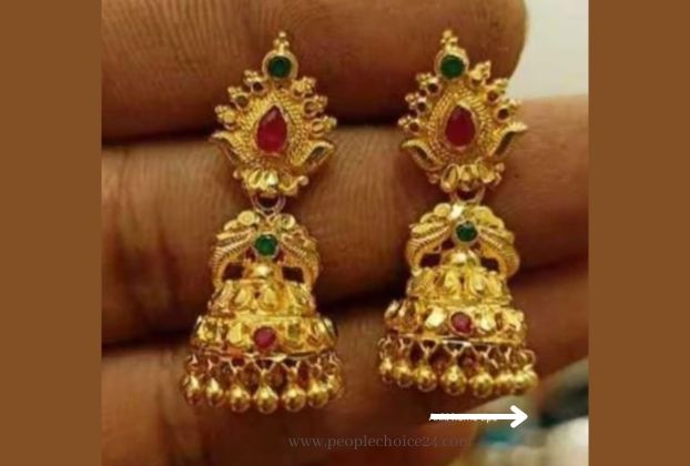 6 gram gold jhumka designs (4)