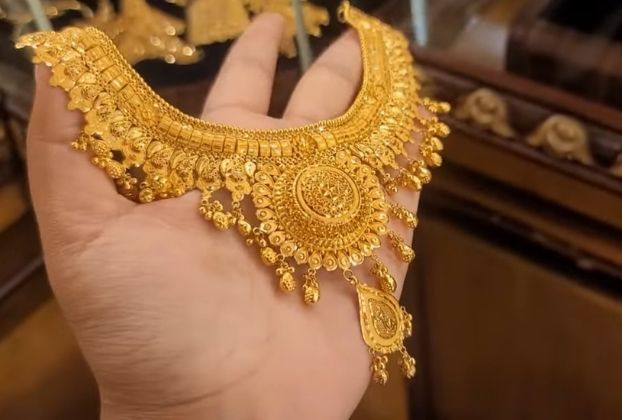 Gold Necklace designs in 40 grams With Price (3)
