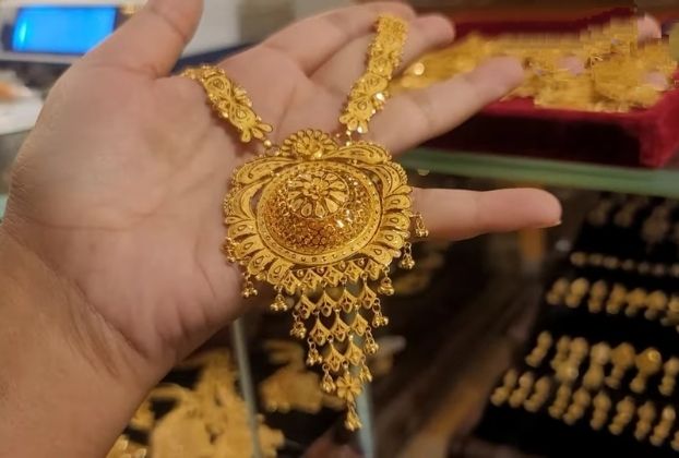 beautiful gold haram designs