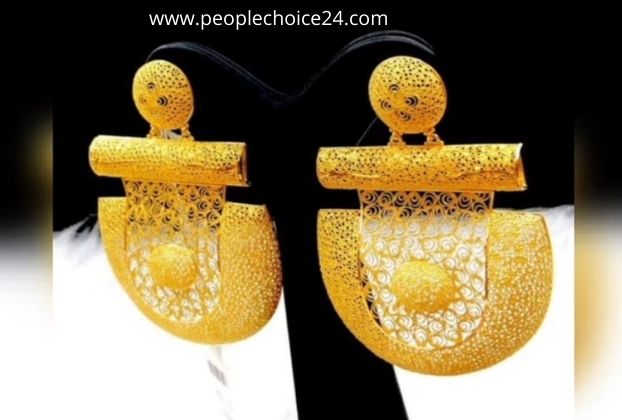 dubai gold earrings (