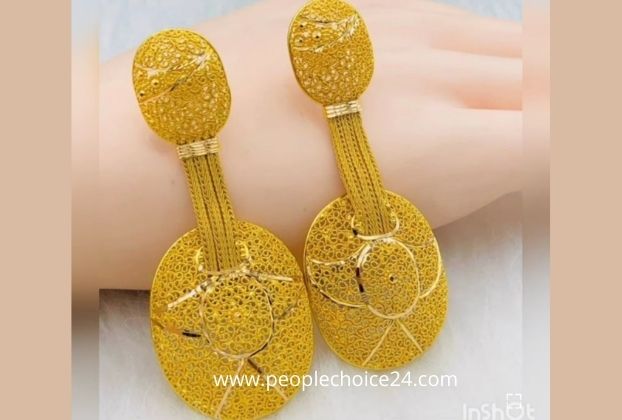 dubai gold earrings