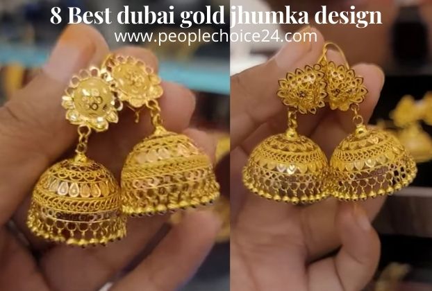 dubai gold jhumka design