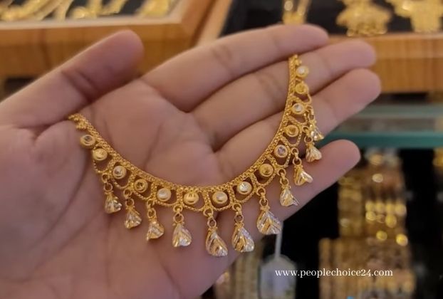 12 gram gold necklace designs with price (1)