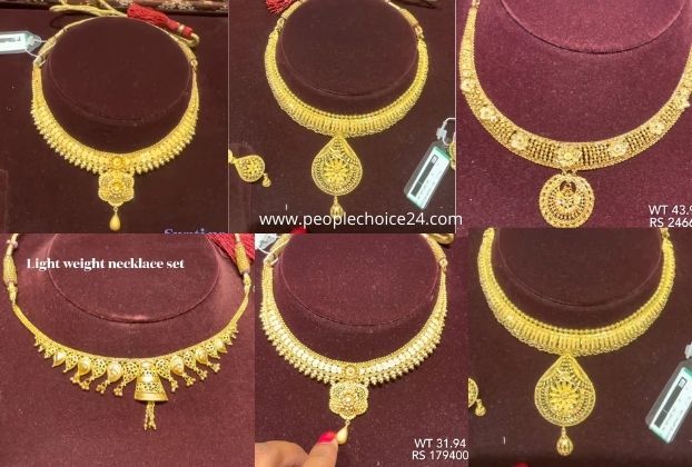 10 most popular 22ct indian gold necklace set