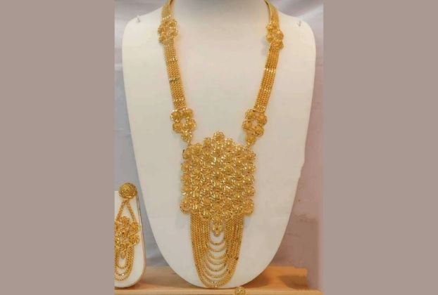 22k gold long necklace designs with price (1)