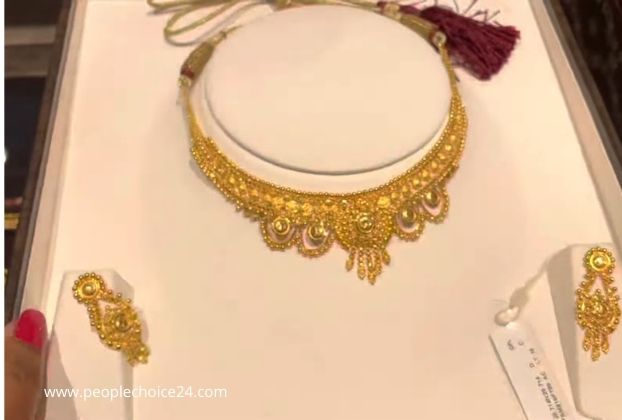 22k gold necklace indian (1)