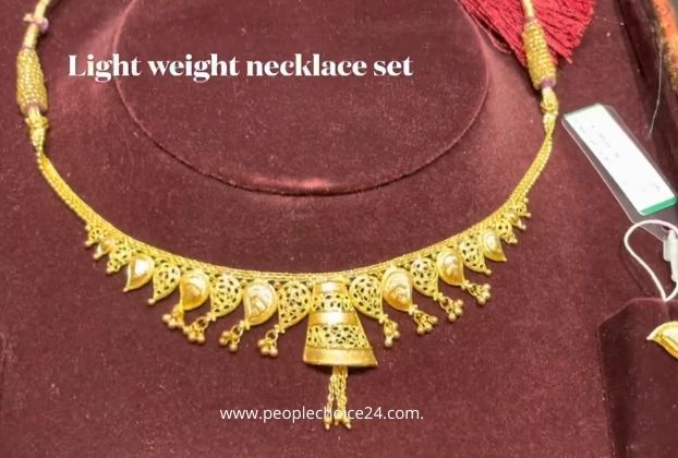22k gold necklace sets with price