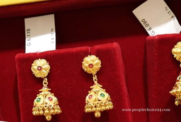 4 gram gold jhumka designs with price (5)