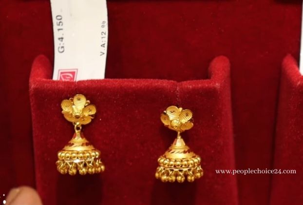 4 gram gold jhumka designs with price (7)