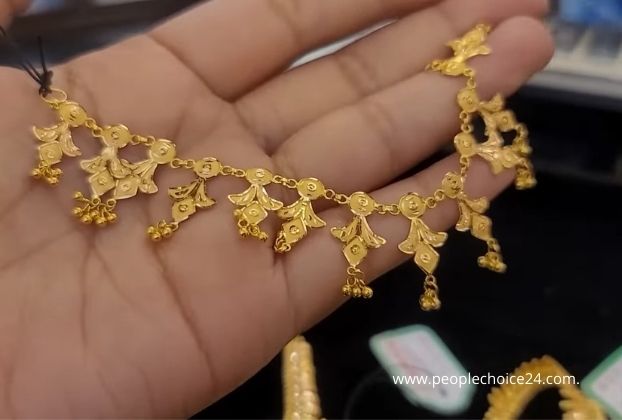 5 gram Gold necklace designs with price (1)