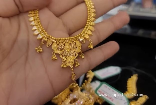 5 gram gold necklace designs with price