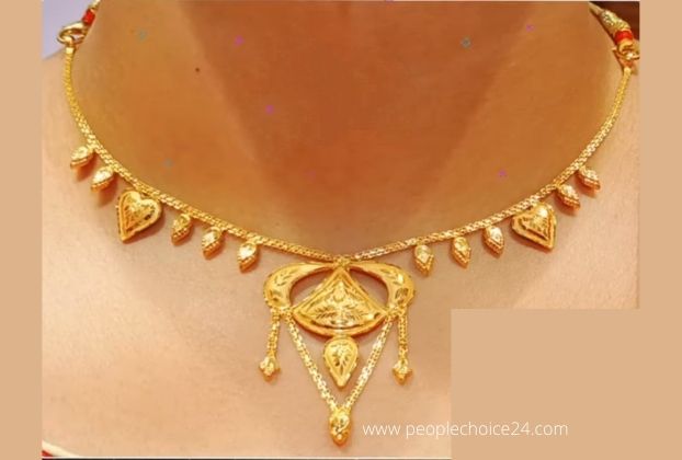 6 grams gold necklace designs