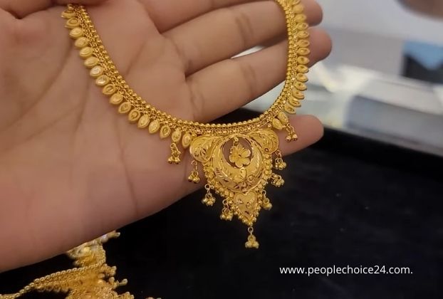8 gram gold necklace designs with price (2)