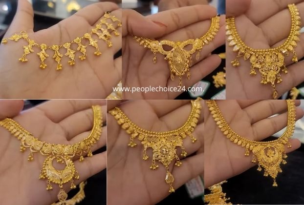 8 gram gold necklace designs with price 2022