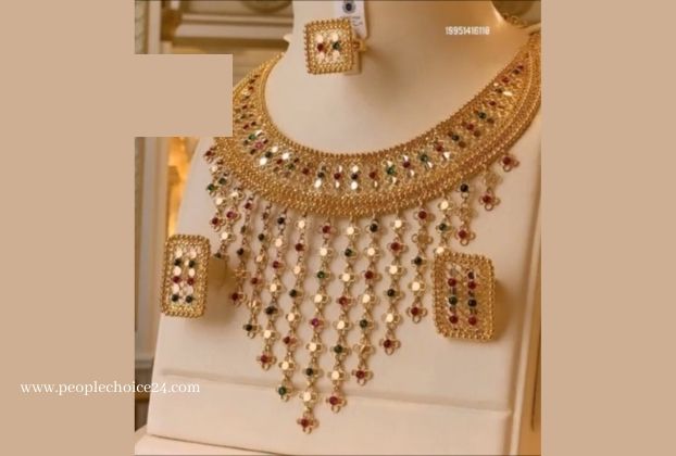 arabic gold necklace designs (12)