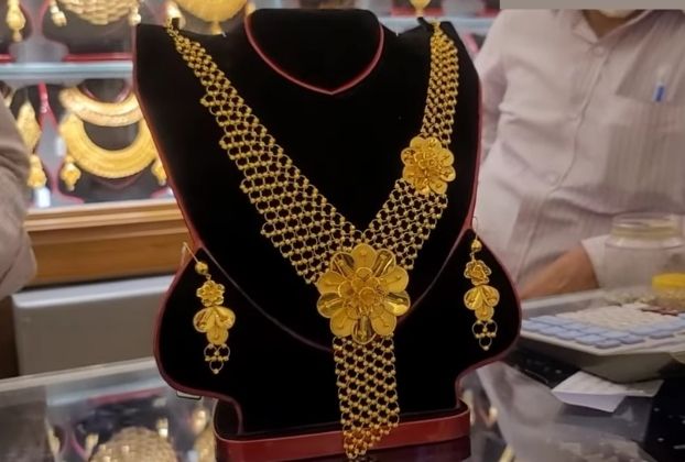 dubai gold necklace design