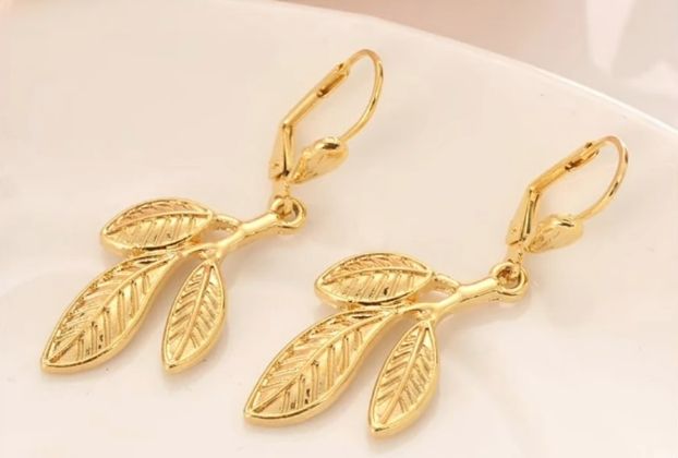 dubai gold earrings designs