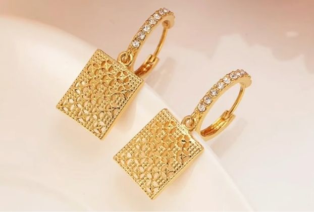 dubai gold earrings designs