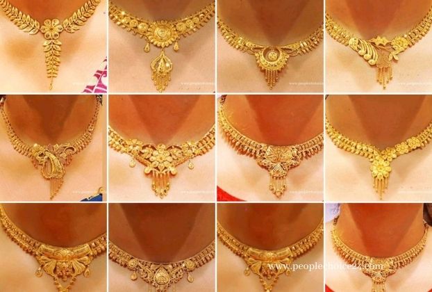 10 Best Gold Choker Necklace in 15 grams | Choker Necklace in Gold