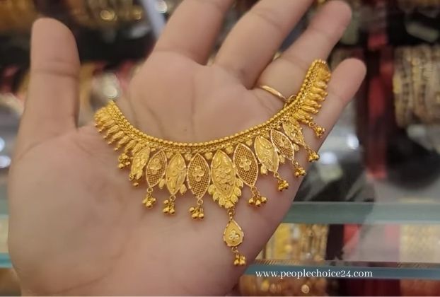 Bhartiya Jewellers 83.3 Gold har, 15 Gm at best price in Budaun | ID:  25451865091