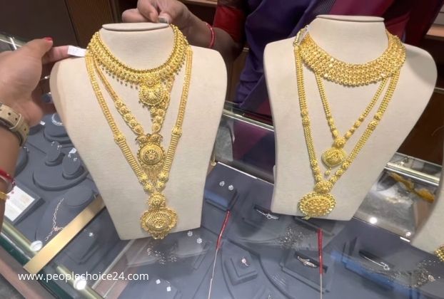 malabar gold long necklace designs with price (2)