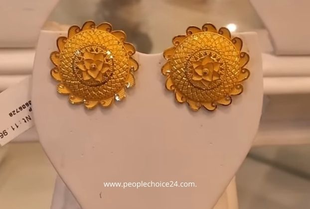 earrings designs, gold latest