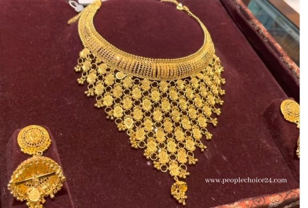 Tanishq gold necklace designs with price in India